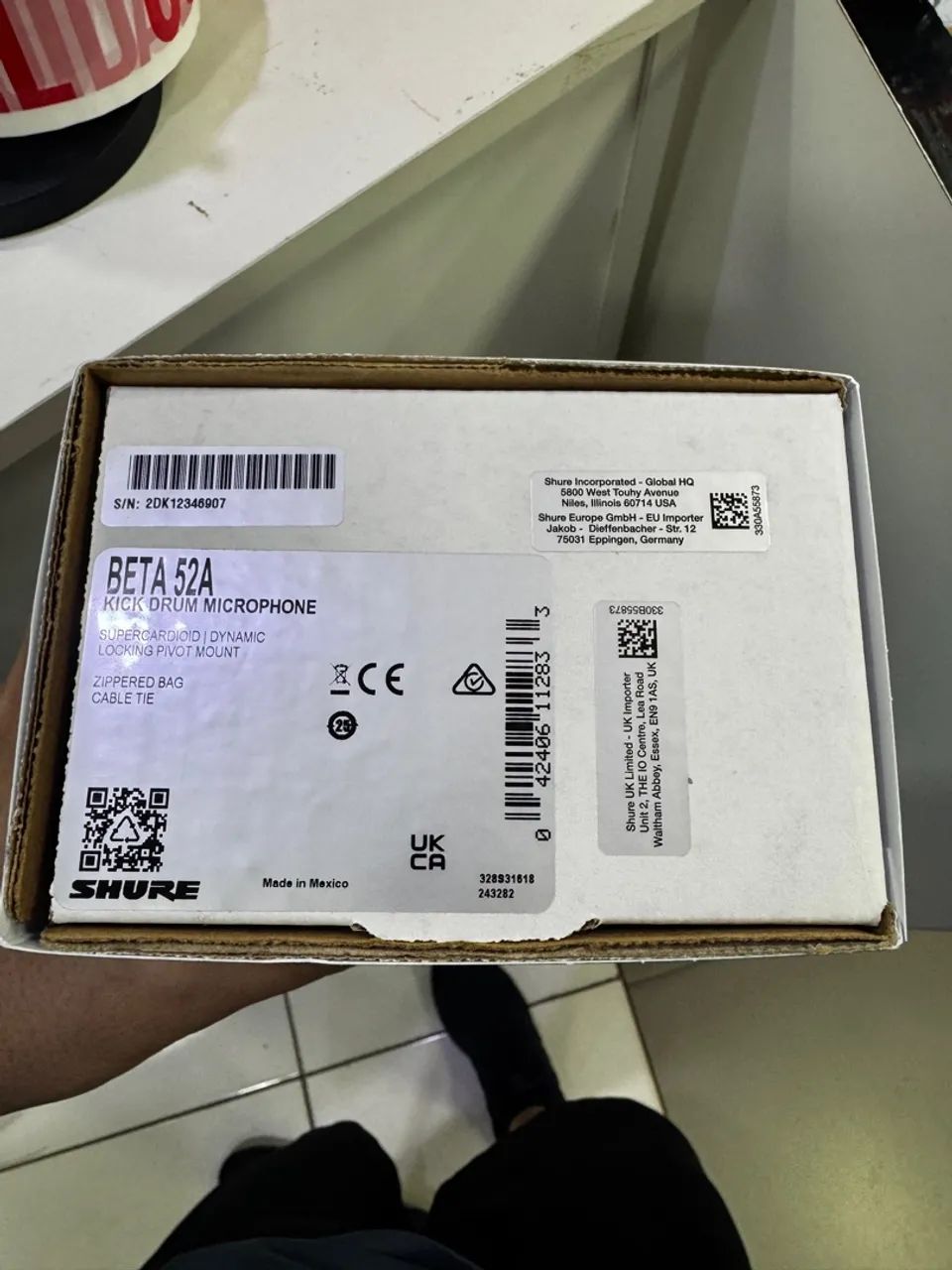 Microfone Shure Beta 52A - Novo - Foto 2