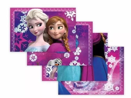 PAINEL GRANDE 4 PARTES DECORATIVO FESTA FROZEN - Foto 3