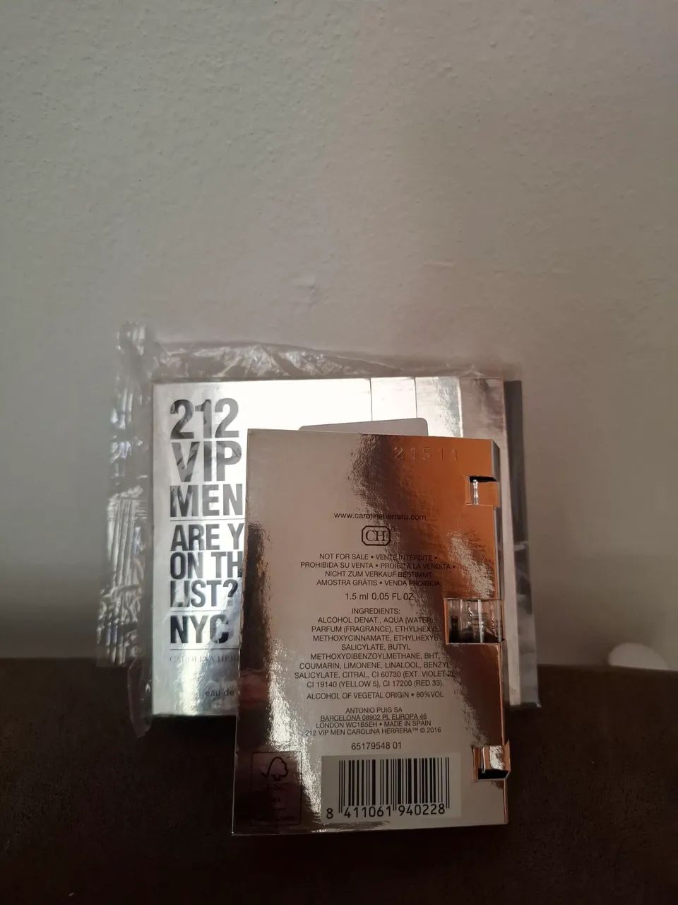 Perfume 212 VIP MEN, CAROLINA HERRERA, 7,5ml - Foto 4