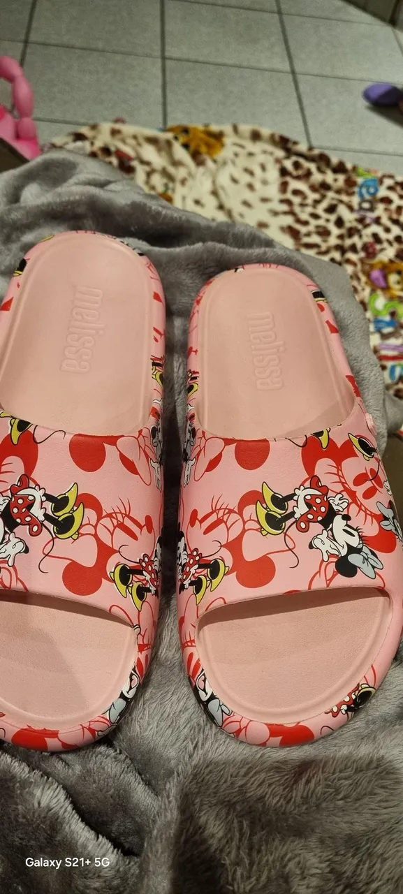 Sandálias Melissa origial Minnie Rosa tam 38