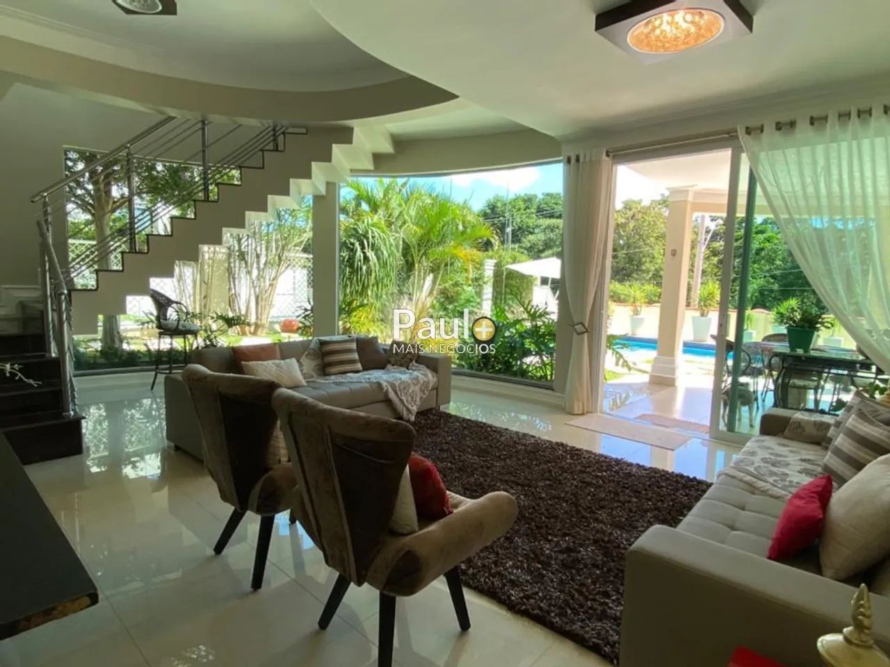 Casa à venda Alphaville Dom Pedro 1, com 4 suítes, com 581 m² - Foto 3