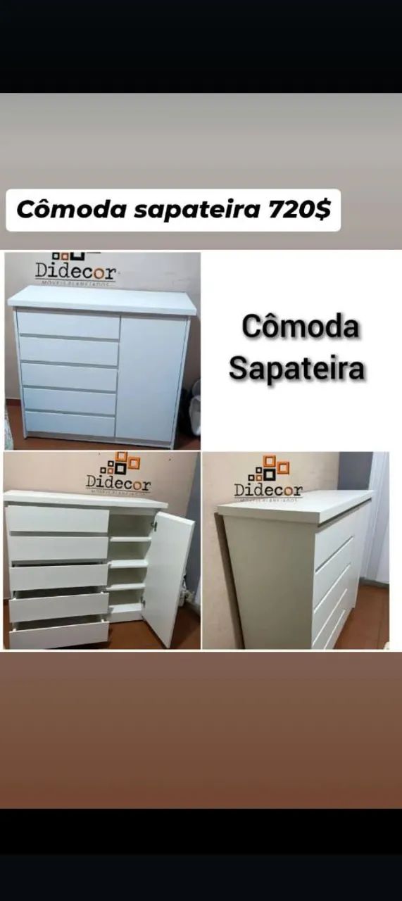 Cômoda Sapateira 720$