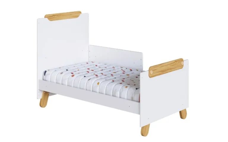 Berço Cama Pingo Americano, 100% MDF - Peroba - Foto 2