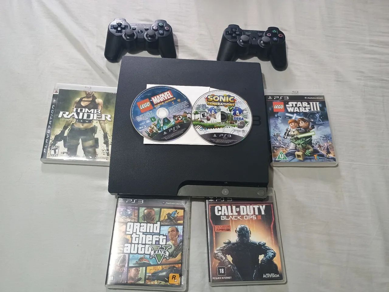 Vendo PS3 completo e com jogos