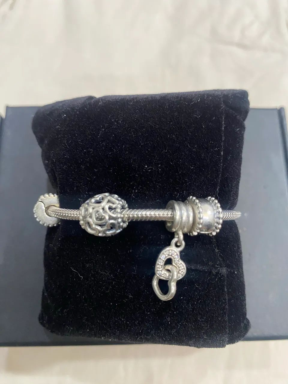 Pulseira Pandora Original na prata  - Foto 4