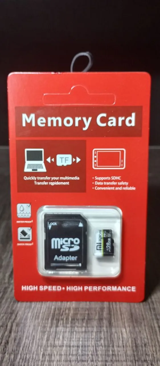 MicroSD 128GB Card com Adaptador - Alta Velocidade
