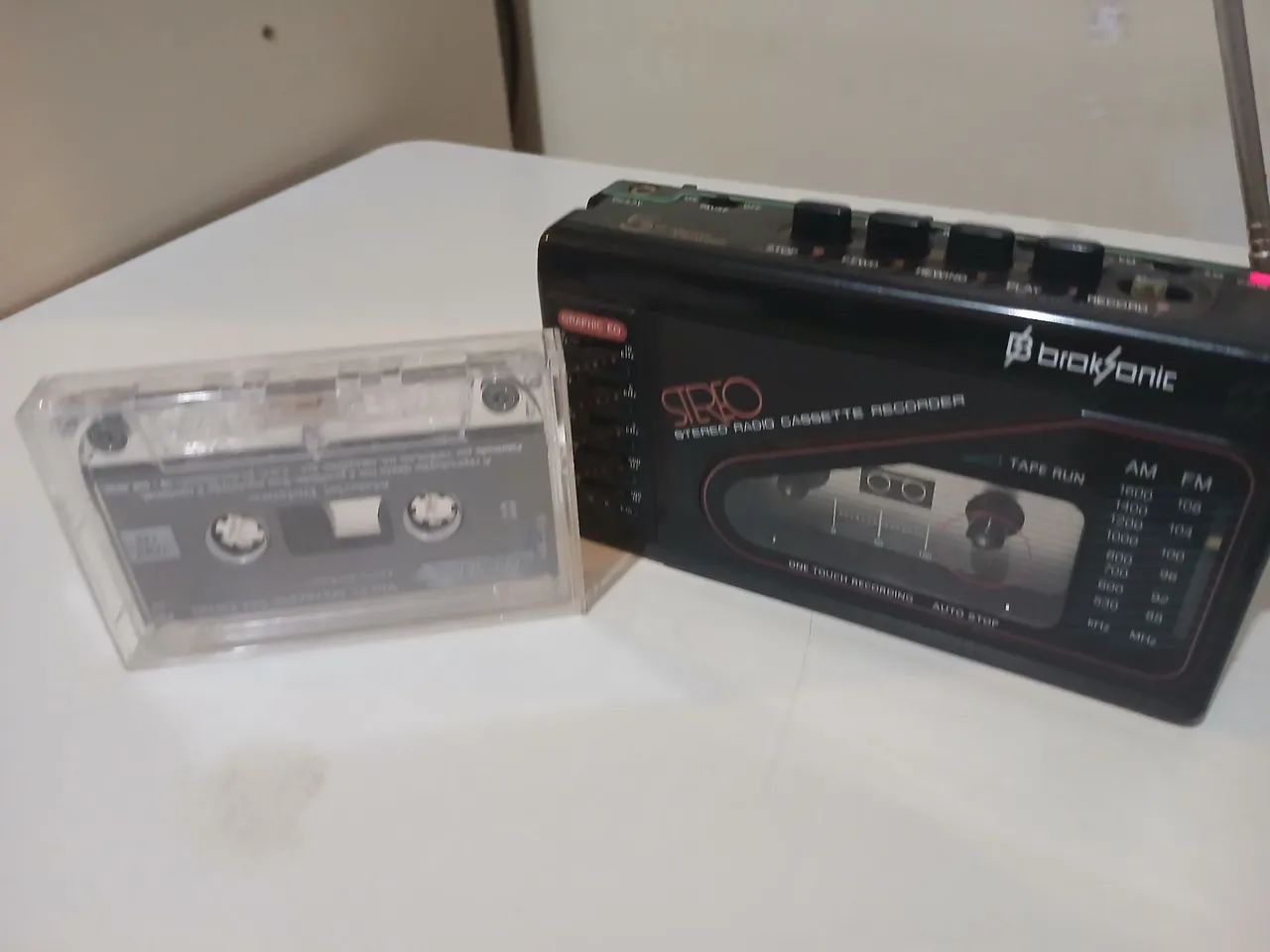 Gravador de Cassete Broksonic SIRIO