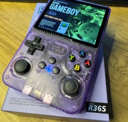 R36S Retro console portatil 64 gb video game super nintendo, mega drive, n64, ps1 etc  - Foto 3