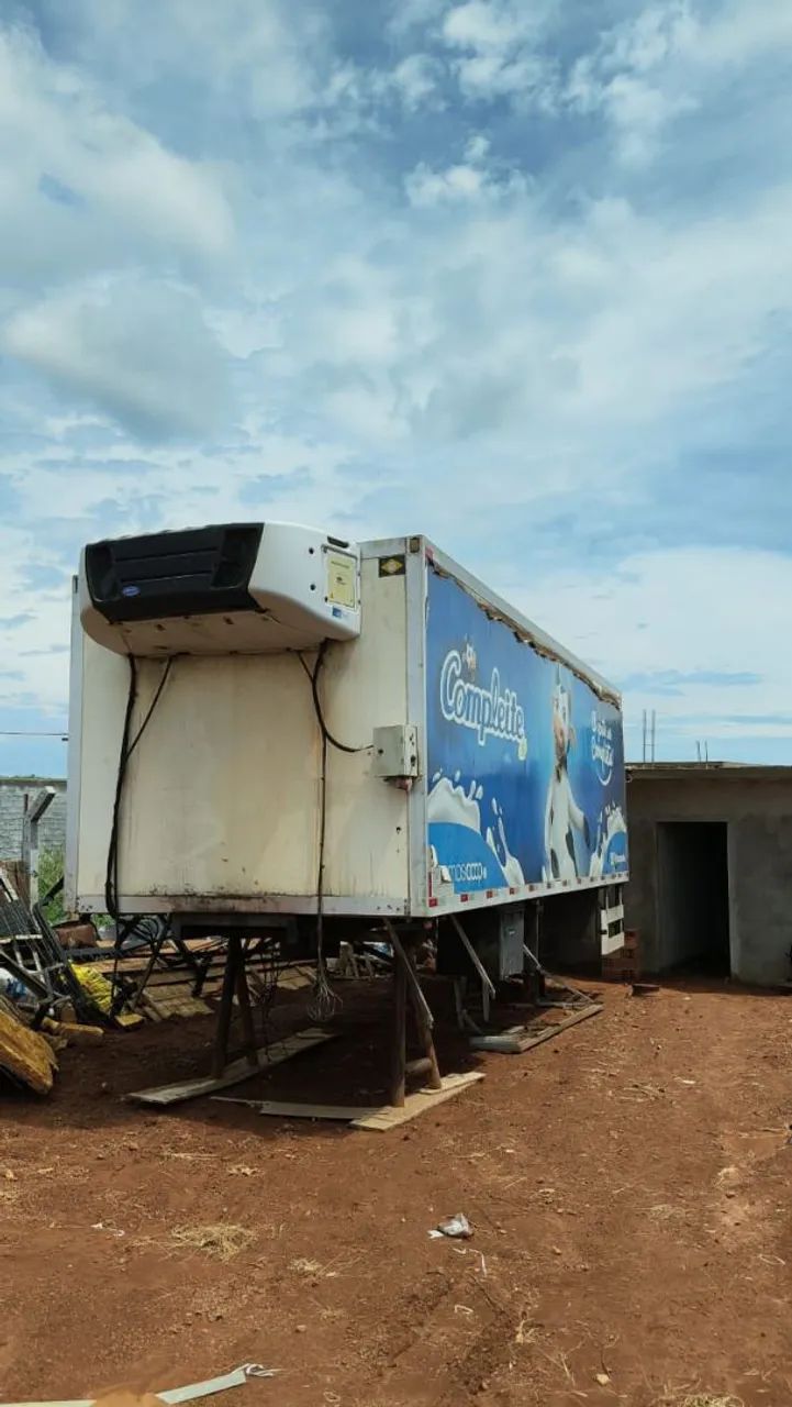 Baú camara fria HC 7.5m aparelho Carrier supra 750 revisado porta lateral  - Foto 3