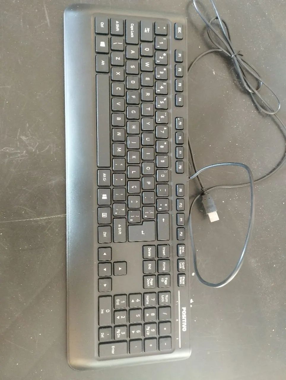 Teclado Positivo grande,(novo na embalagem) - Foto 3