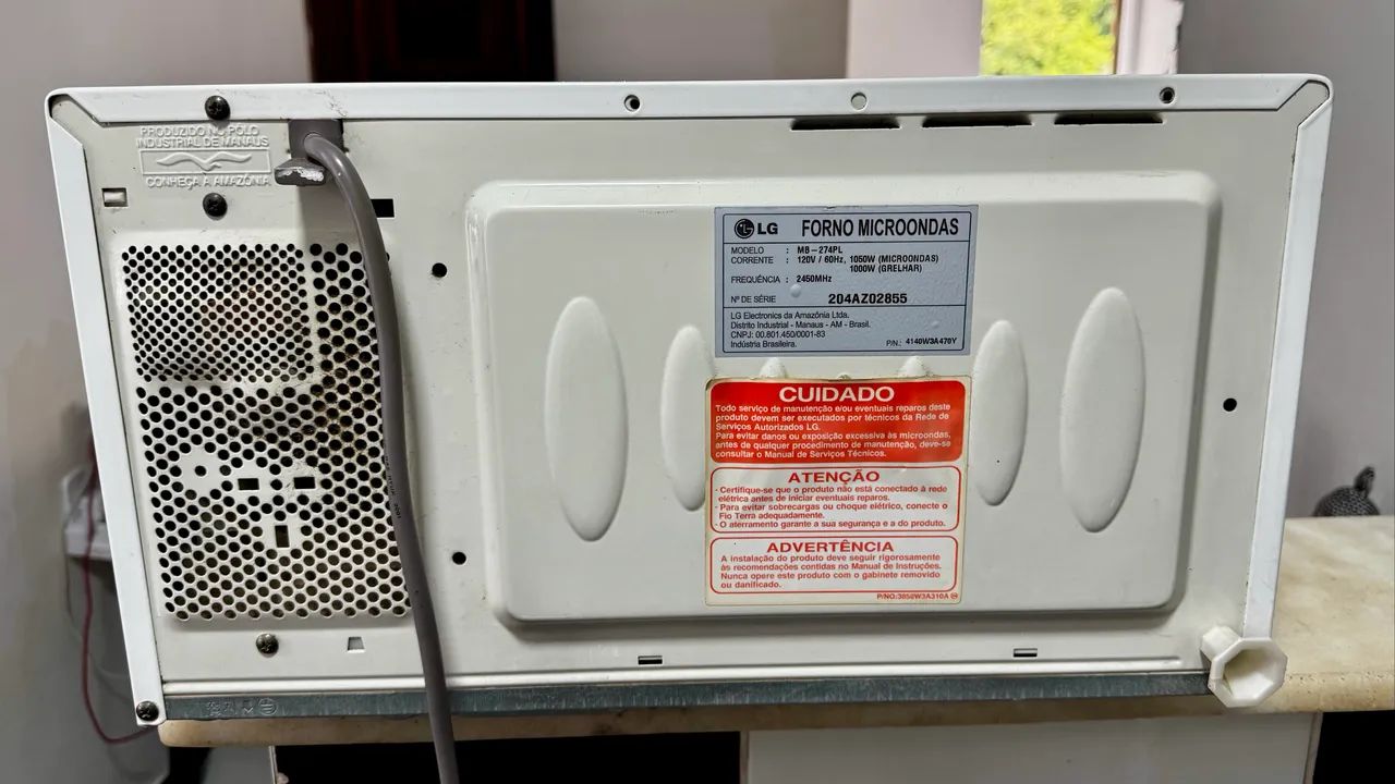 MICROONDAS LG GRILL 27 litros 127 VOLTS - Foto 4