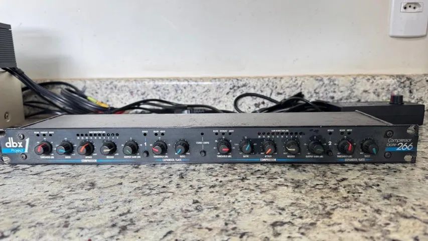 Compressor de áudio DBX PROJECT 1, Modelo 266 - Instrumentos