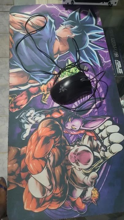 MOUSE RAZER DEATHADDER ESSENTIAL Mousepad Gamer Dragon Ball Z - Novo