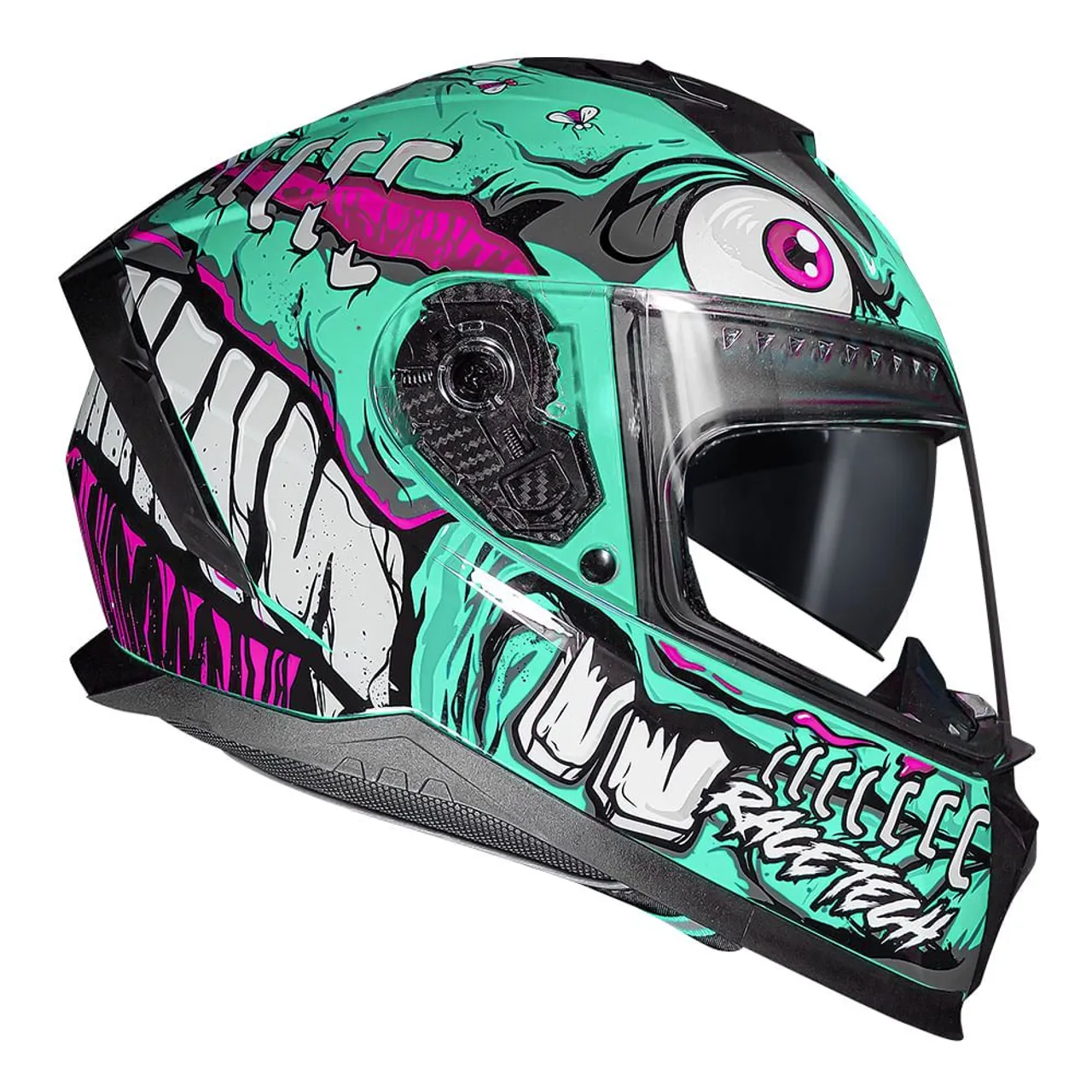 Capacete Moto Race Tech - Monster Green