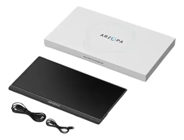 Monitor Arzopa Portátil A1M 17.3" Tela IPS FHD HDR 1080p A1 MAX - Foto 4