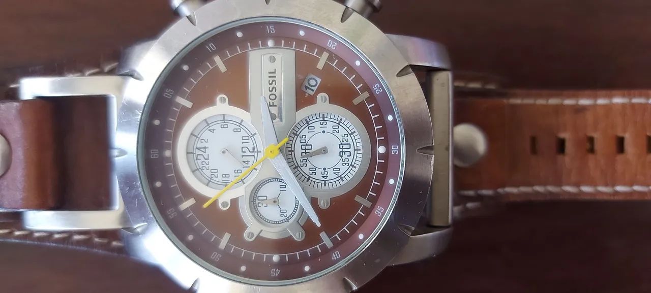Relógio FOSSIL original - genuine leather JR - 1157 - Foto 2