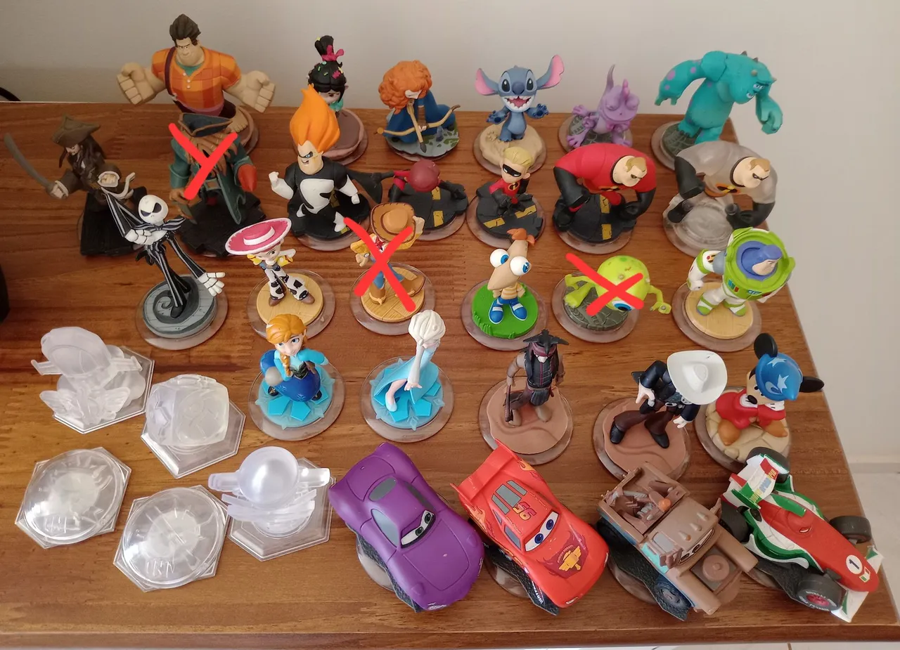 Bonecos Disney Infinity 1.0 2.0 3.0