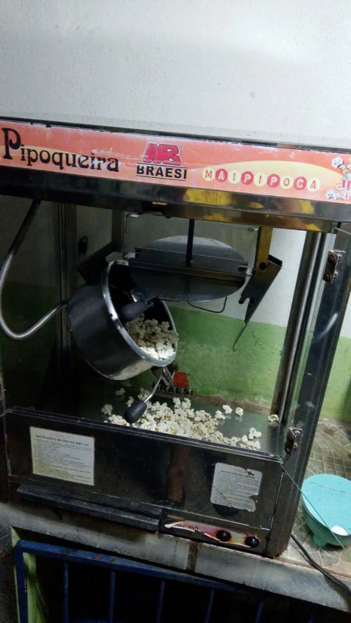 Máquina de Pipoca Braesi - Pipoca Fresca!
