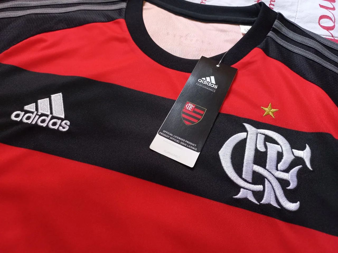 Camisa Flamengo Adidas - Tamanho M - Foto 2