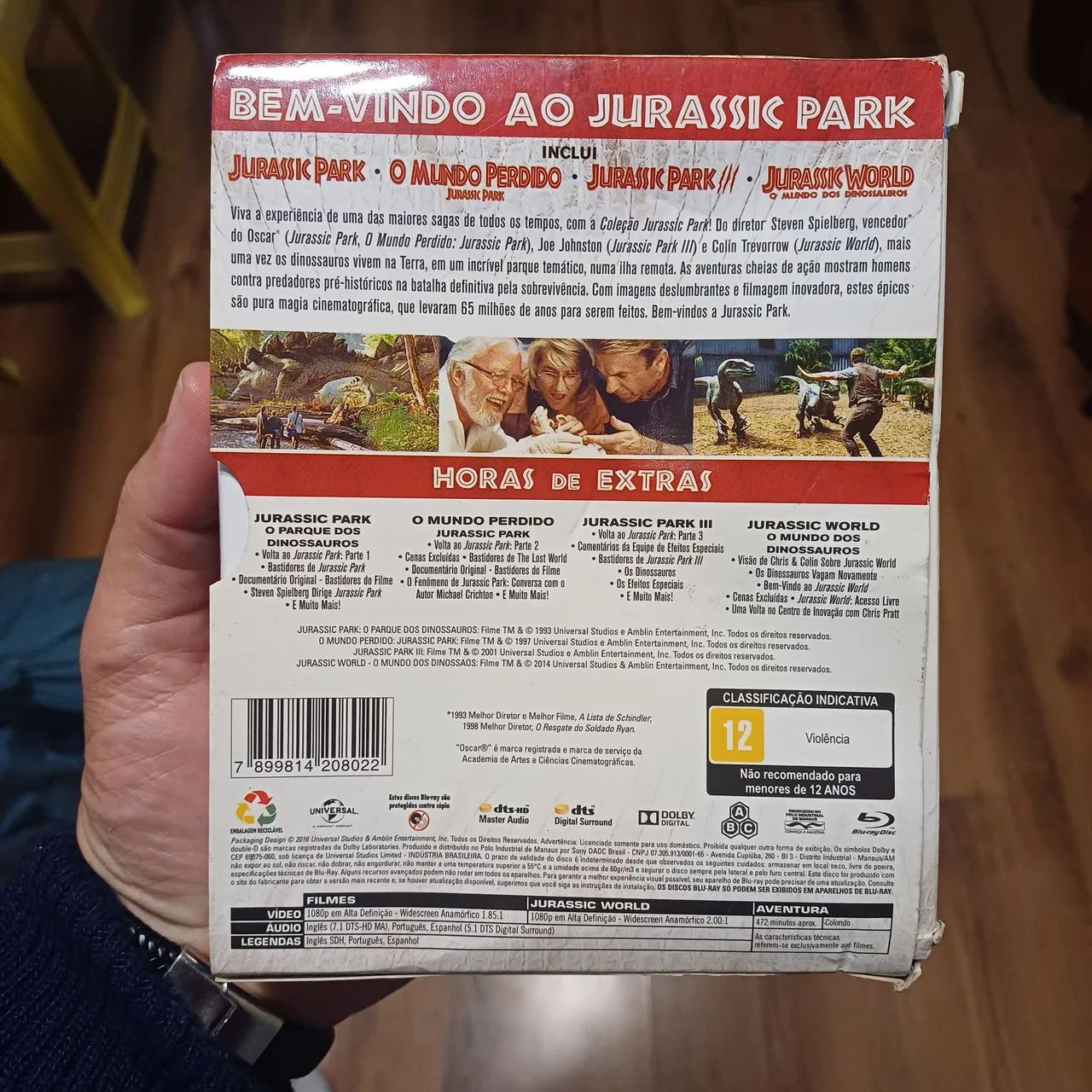 Coleção Jurassic Park - Blu-ray - Foto 3