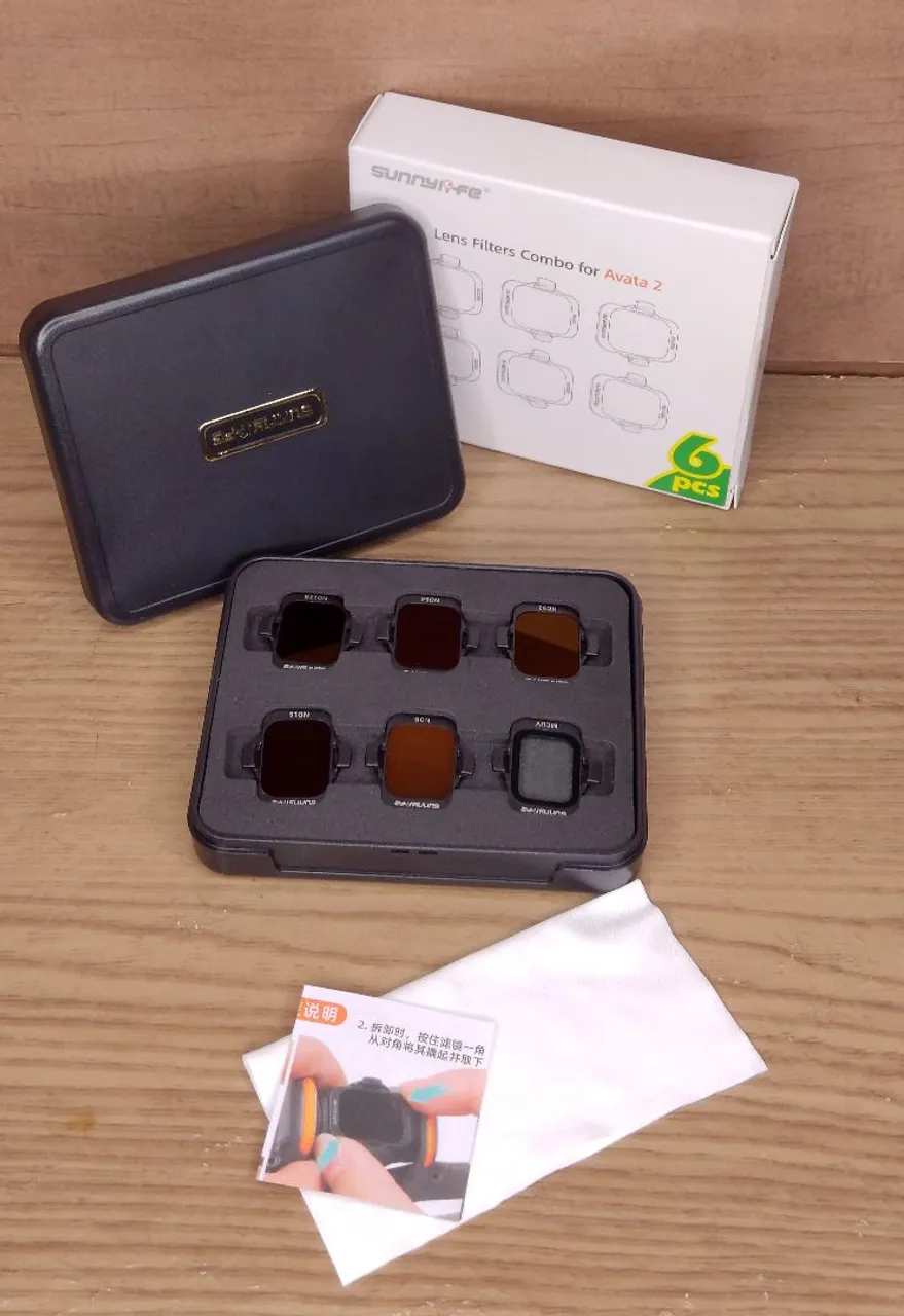 Kit Filtros ND SUNNYLIFE DJI Avata 2 - 6 Peças