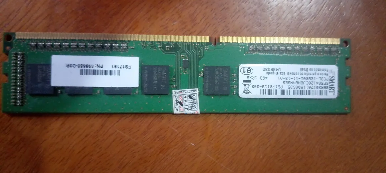 Memória RAM Smart 4GB DDR3