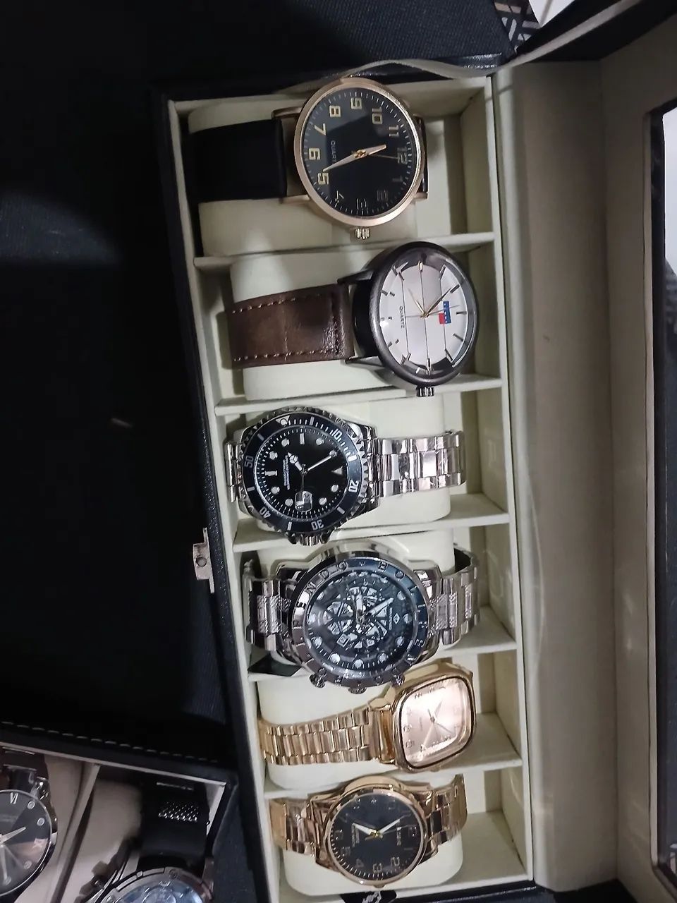 Maleta com 6 relógios inclusos.  - Foto 2