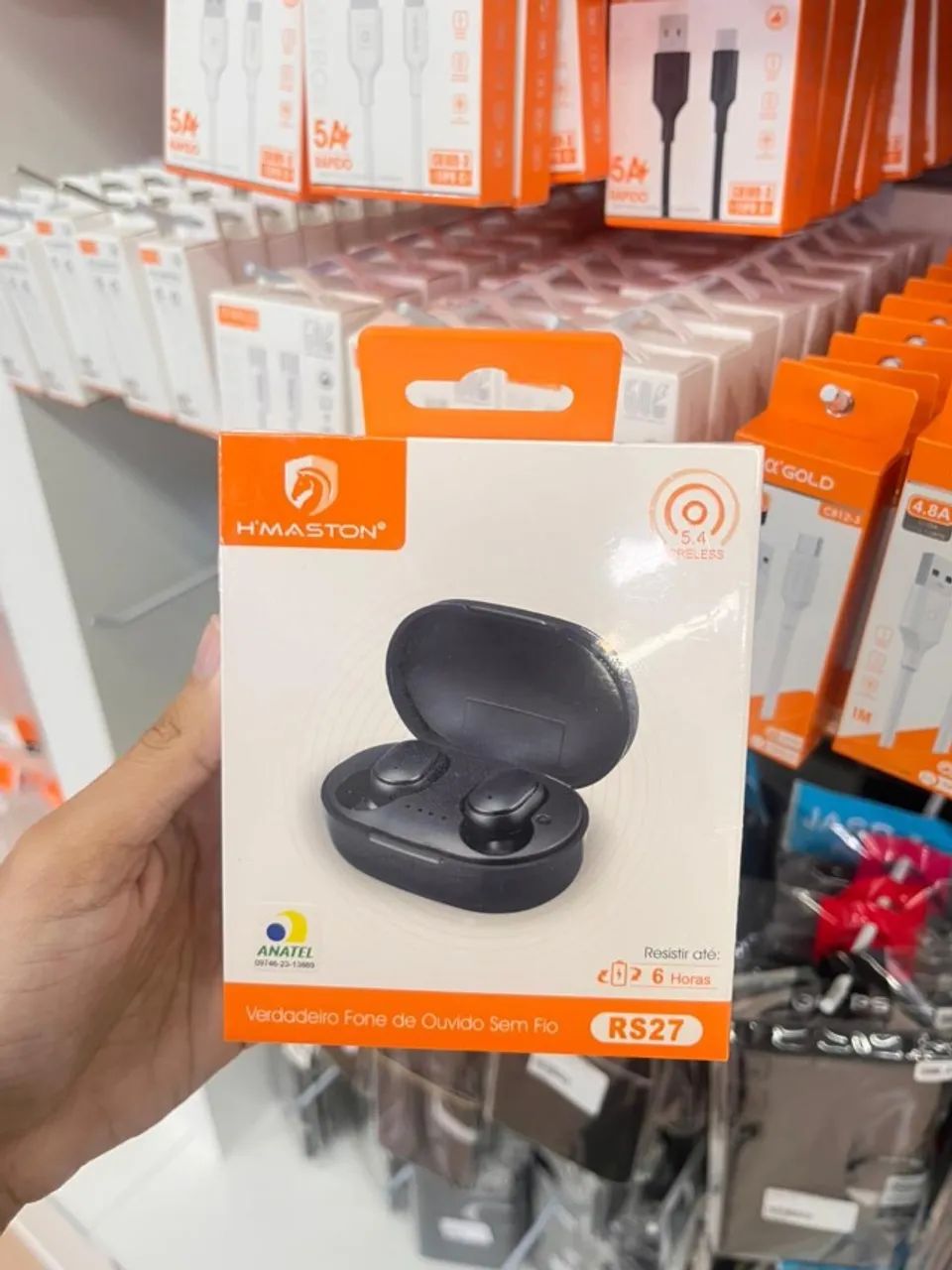 FONE HMASTON BLUETOOTH RS27 PRETO 