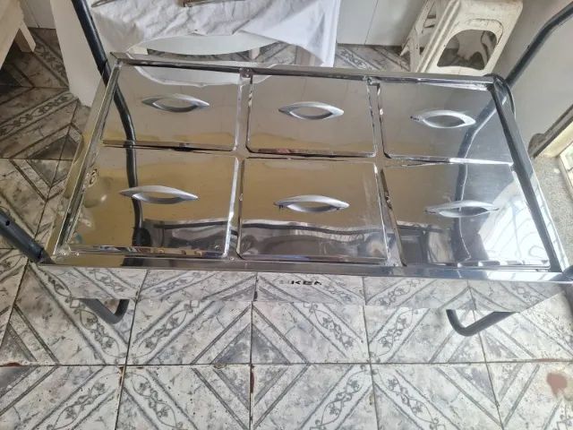 Self service 6 cubas Inox Elétrico  