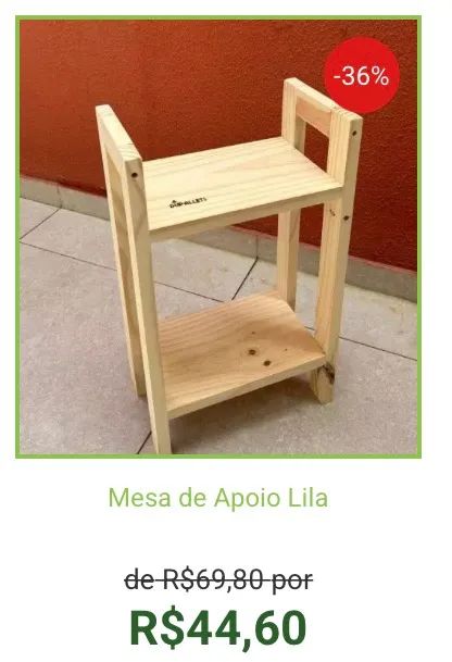 Mesinha de apoio cama