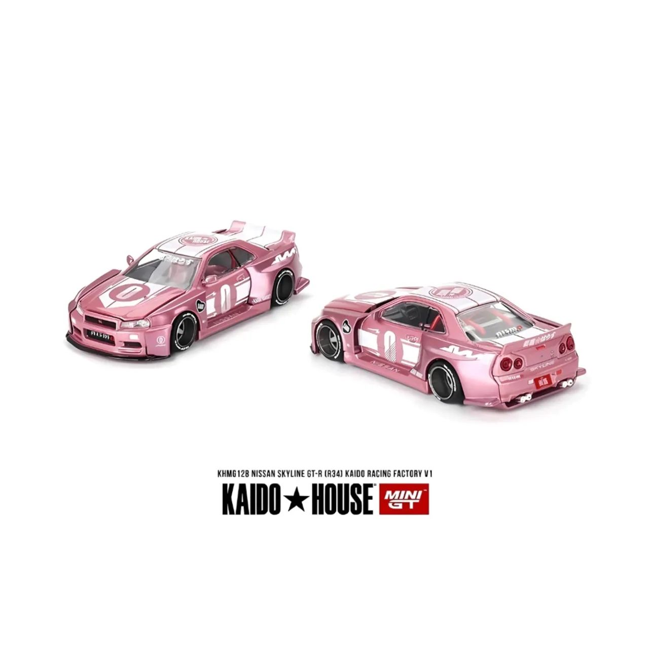 未開封 Nissan Skyline GT-R R34 Kaido 大阪限定 Kaido House 128 Nissan Skyline GT-R R34 Kaido Racing Factory V1