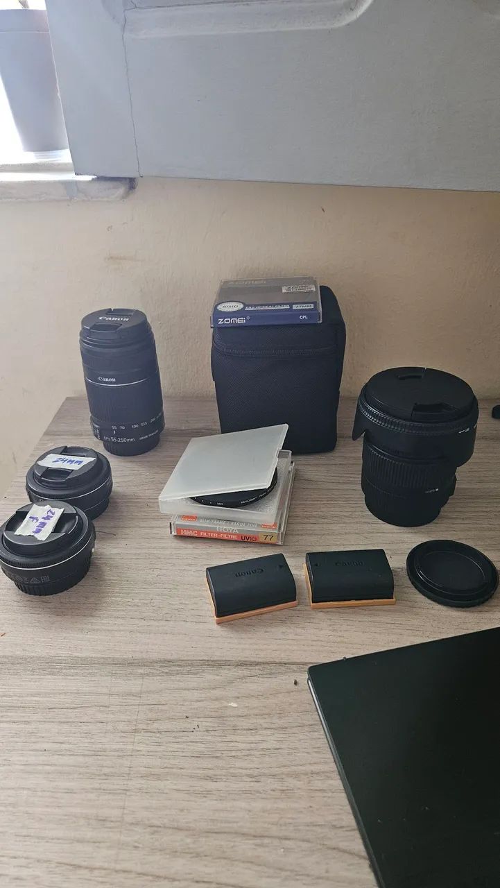 Lente Sigma 17-50 f2.8 em estado de nova com acessórios  - Foto 4