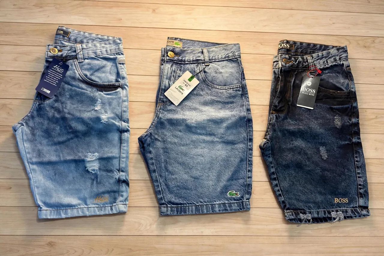 Shorts Masculino ,Jeans Lavado - Foto 5