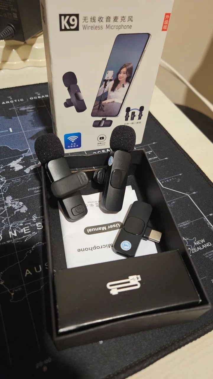Microfone de lapela 