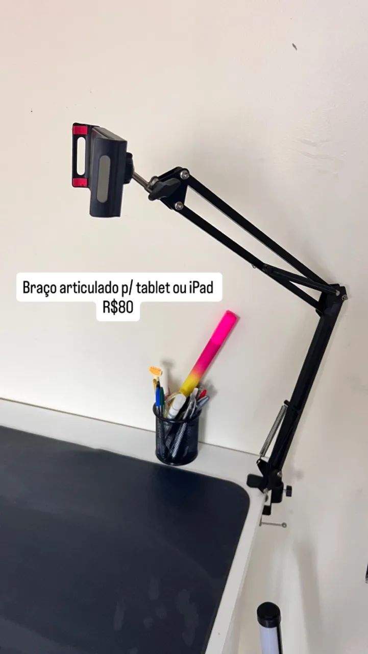 Braço articulado para iPad ou tablet 