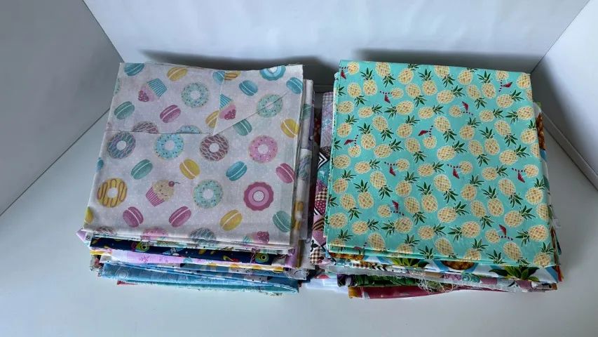 Lote de Tecidos estampado tricoline, 100% algodão #1 - Foto 2
