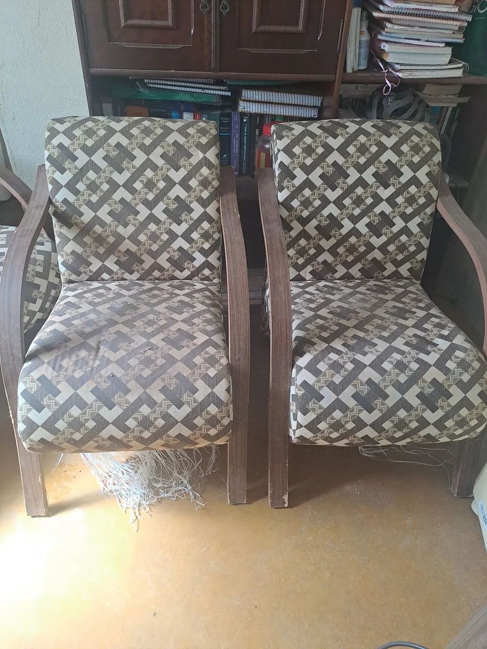 Conjunto de poltronas e sofá