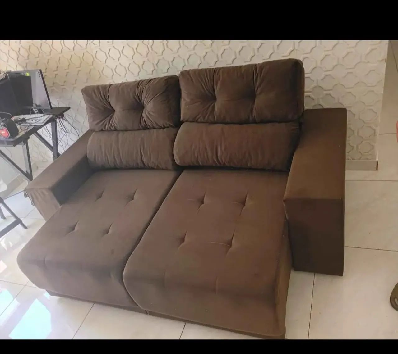 SOFA RETRATIL 2MT NOVO DE FABRICA  - Foto 2