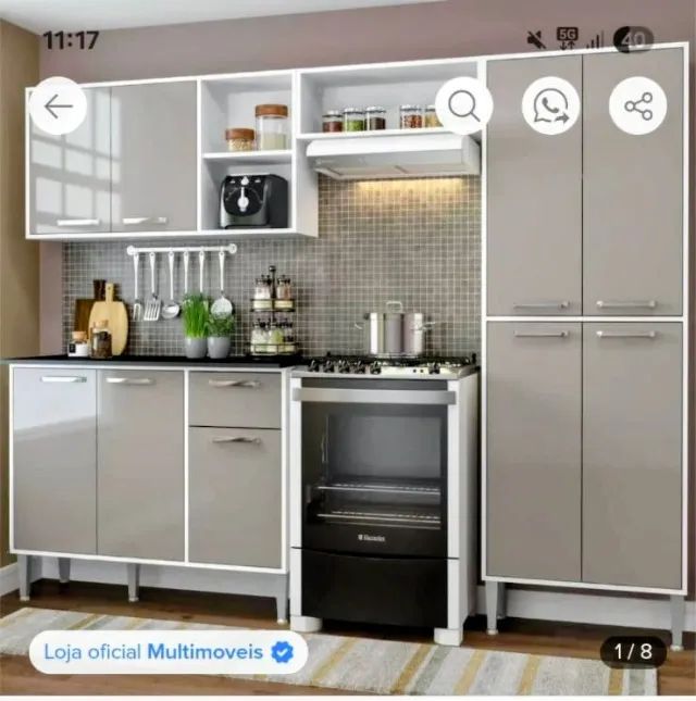 Cozinha $450,00 Nova