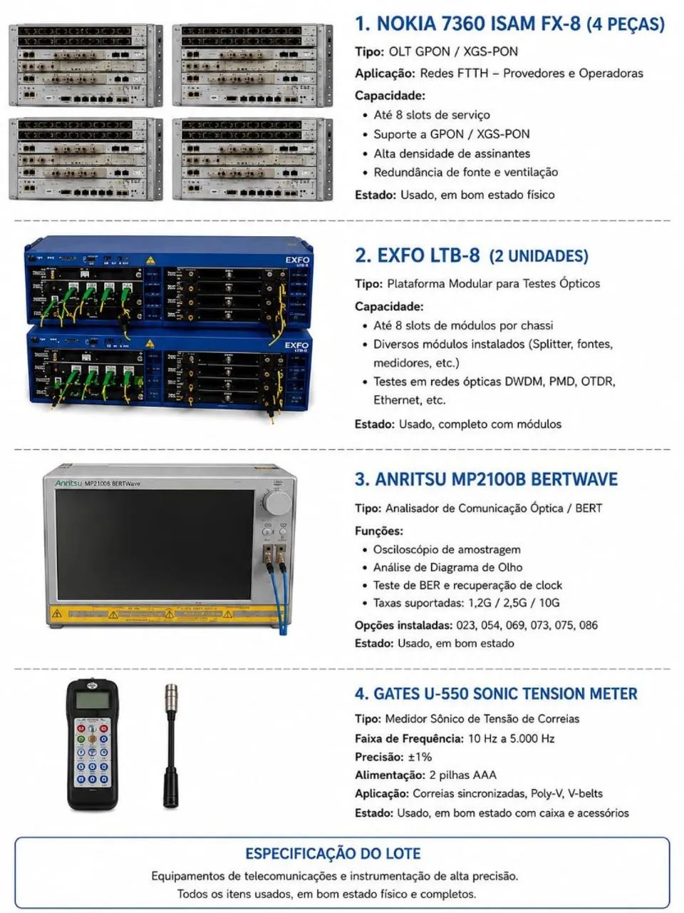 Equipamentos para Provedores 