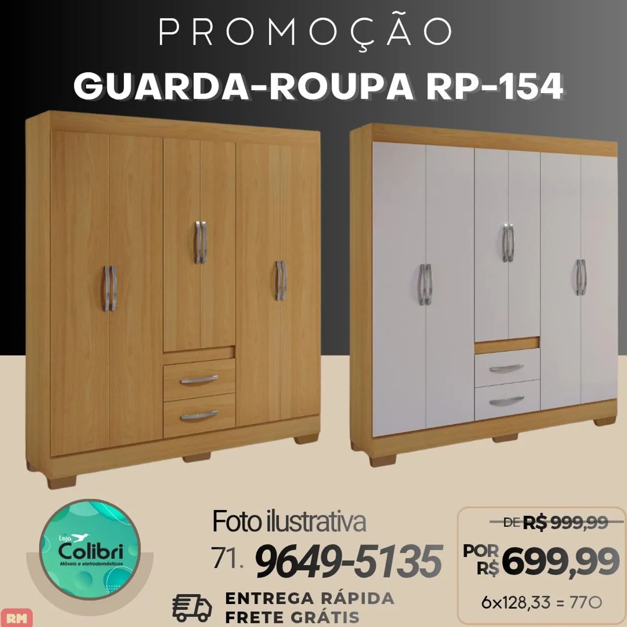 Guarda Roupa Casal 