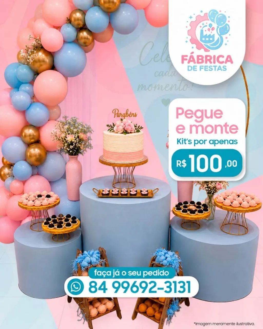 Pegue e Monte disponível