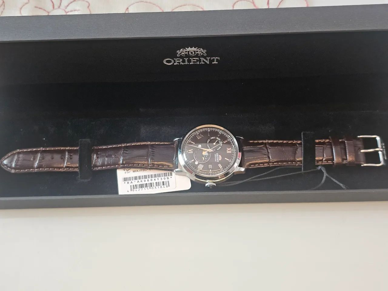 Relógio Orient Bambino Sun and Moon 