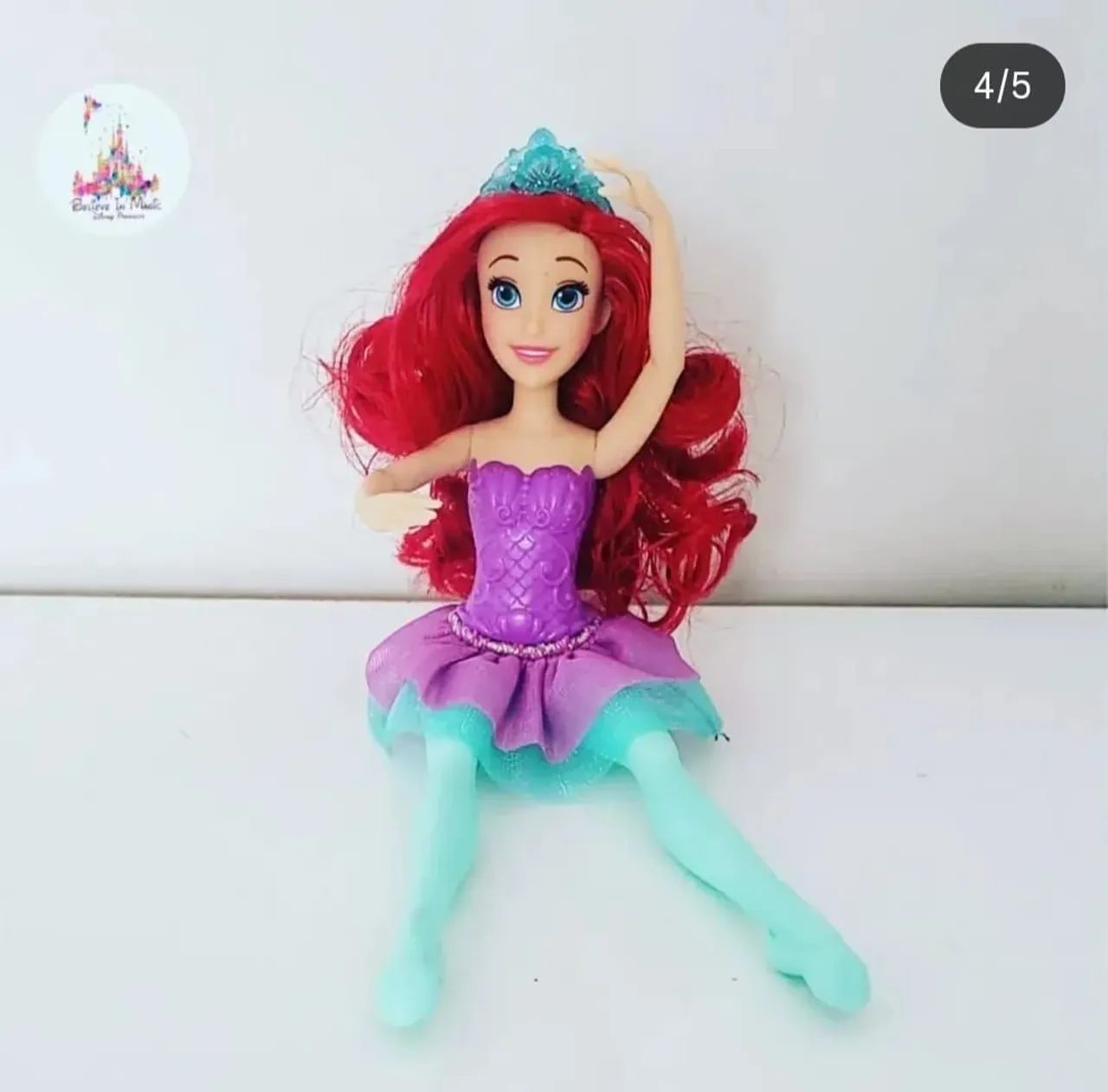 Boneca Princesa Disney Ariel Bailarina Hasbro - Foto 2