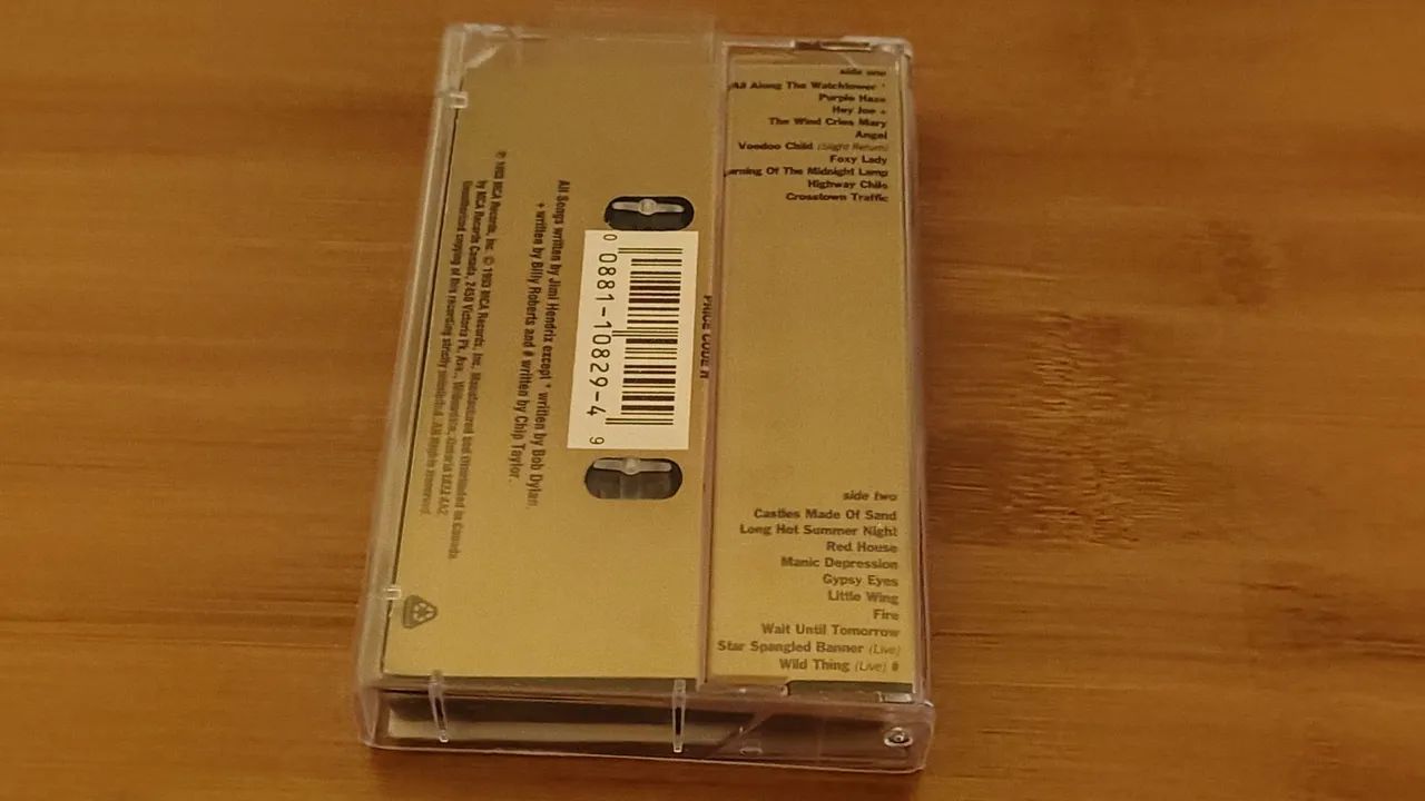 Fita K7 Jimi Hendrix The Ultimate Experience Importada (EUA HQ)<br> - Foto 2