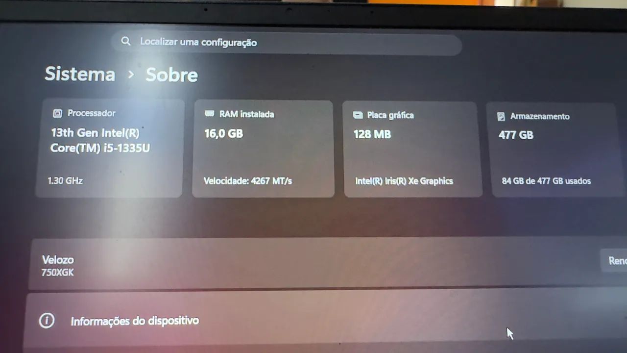 Galaxy Book 4 i5 16gb ram 512gb memória  - Foto 4