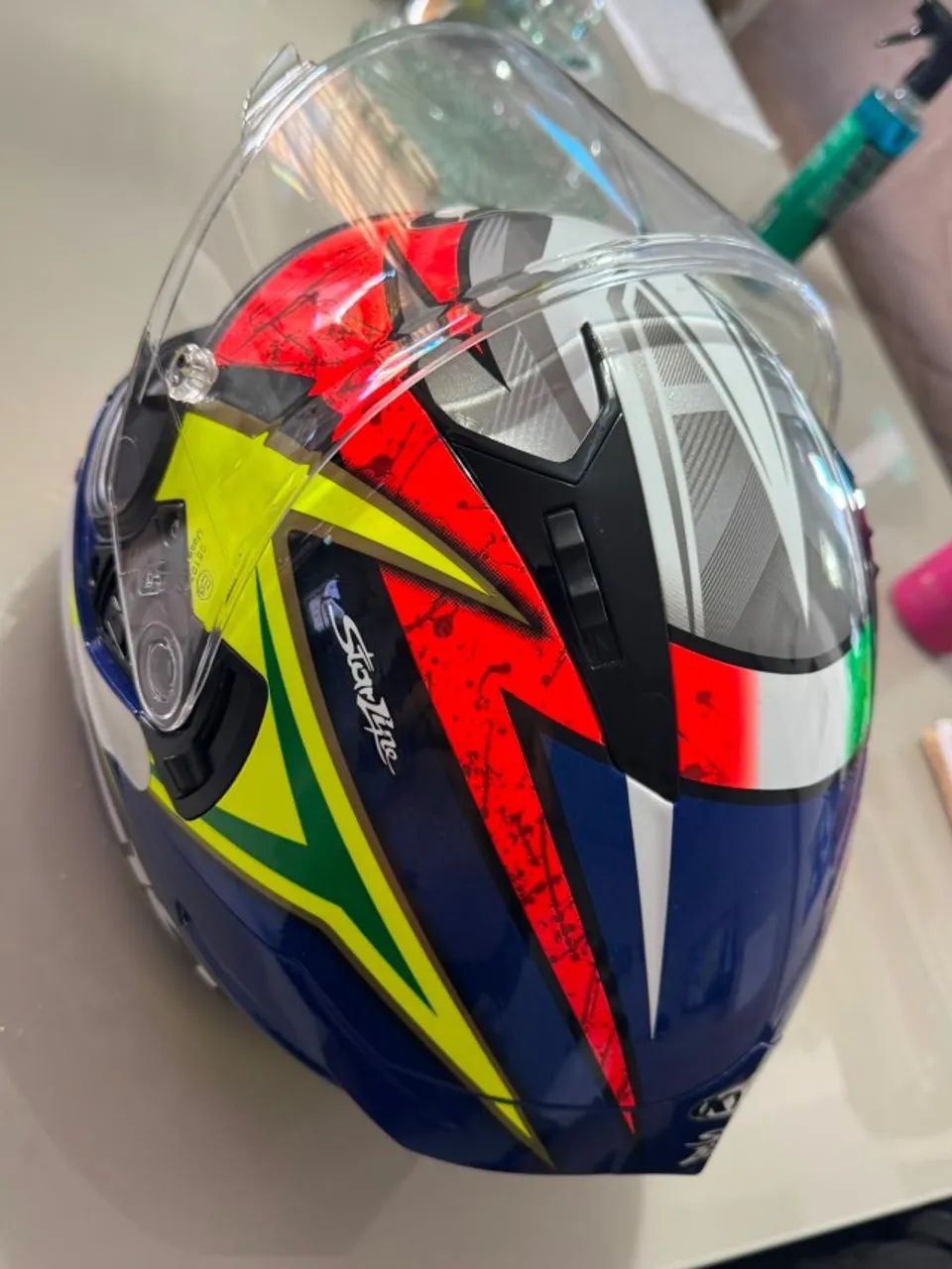 Capacete KYT TT-Course Star Line - Foto 5