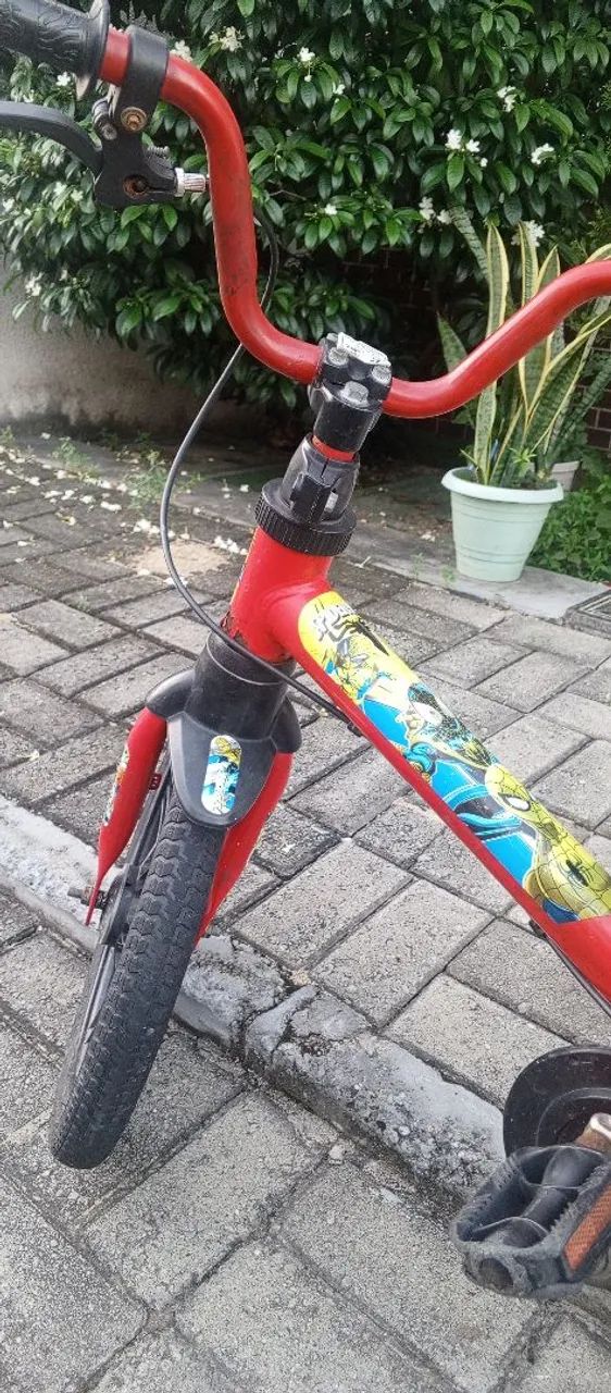 Bicicleta aro 16 vermelha  - Foto 4