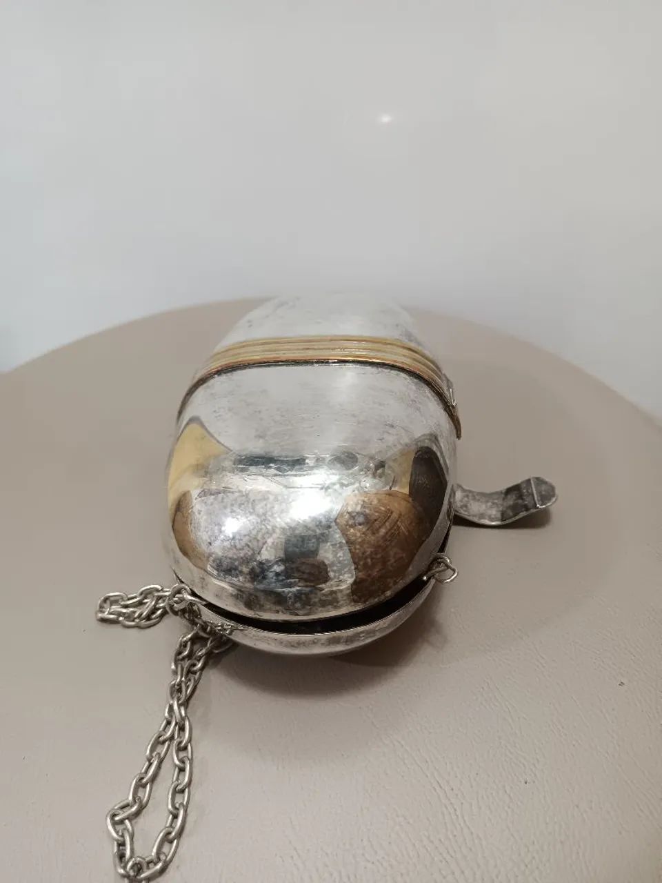 Clutch vintage com banho de prata  - Foto 5