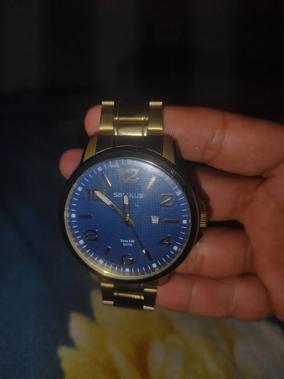 Relógio masculino seculus